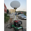 Fuente de la fábrica 1000W * 2 Balloon Tower Light con generador diesel (FZM-Q1000)